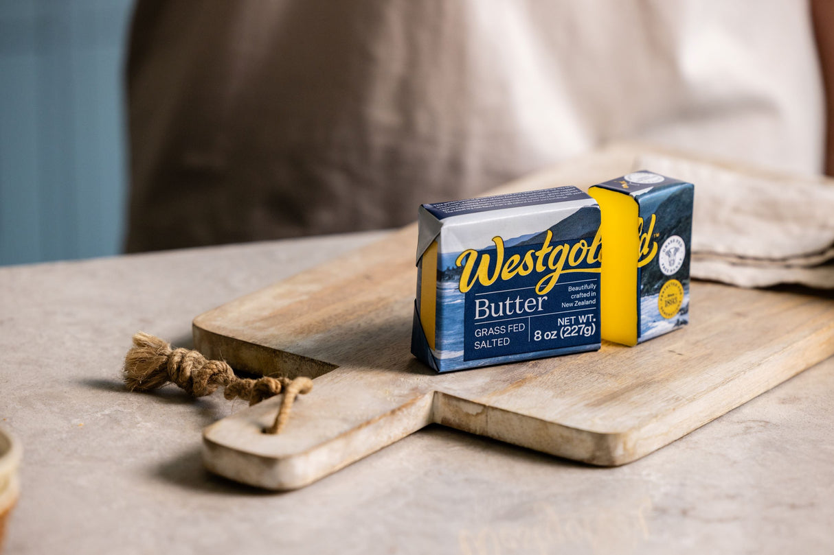 Westgold Salted Grass-fed Butter 8oz, carton of 20