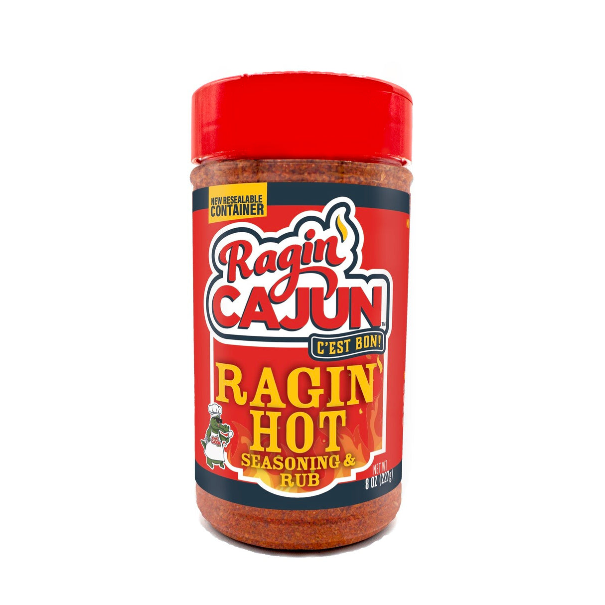 Ragin' Cajun 8oz "Ragin' Hot" Cajun Seasoning & Rub