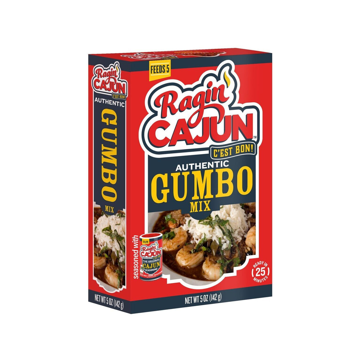 Ragin' Cajun Authentic Gumbo Mix 5 oz, 6 Pack