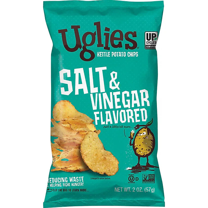 Uglies Salt & Vinegar Chip, 2 Oz, Pack of 24