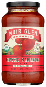 Muir Glen Classic Marinara Pasta Sauce, 23.5oz (pack of 12)