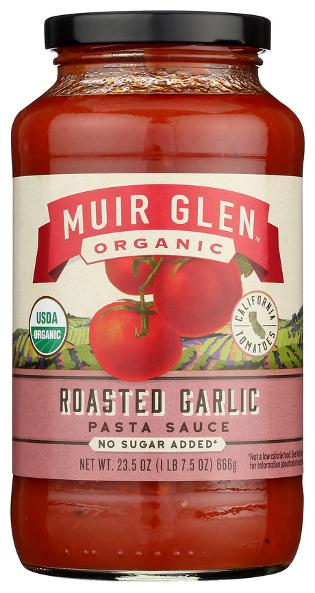 Muir Glen Roasted Garlic Pasta Sauce, 23.5oz (pack of 12)