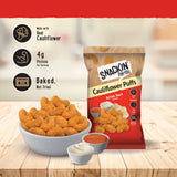 Cauliflower Puffs Buffalo Ranch, 4 oz, Pack of 12
