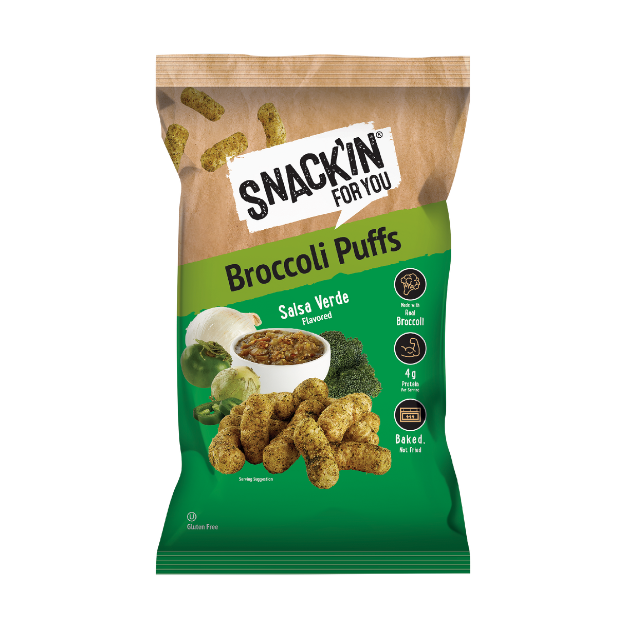 Broccoli Puffs Salsa Verde, 4 oz, Pack of 12