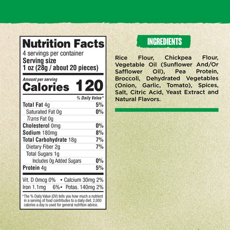 Broccoli Puffs Salsa Verde, 4 oz, Pack of 12
