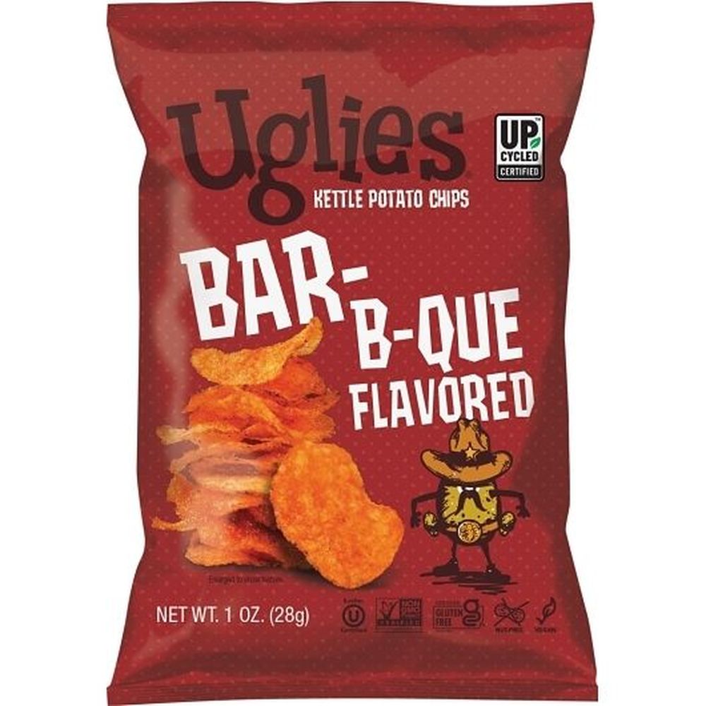 Uglies BBQ  Chip, 1 Oz, Pack of 32