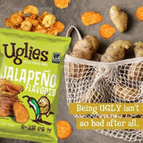 Uglies Jalapeno Chip, 1 Oz, Pack of 32