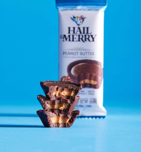 Hail Merry, Chocolate Peanut Butter Cups (2 count), 1.5 oz, Pack of 12