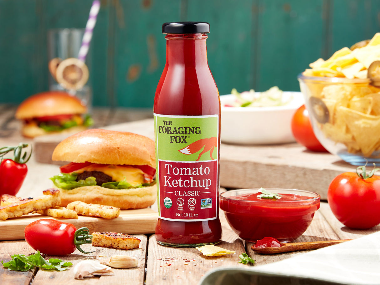 The Foraging Fox Classic Tomato Ketchup 9.6 Oz, Pack of 6