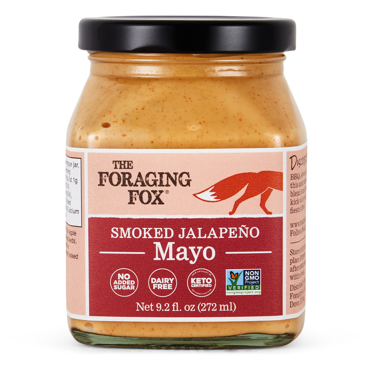 The Foraging Fox Smoked Jalapeno Mayo 9.2 Oz, Pack of 6