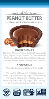 Hail Merry, Chocolate Peanut Butter Cups (2 count), 1.5 oz, Pack of 12