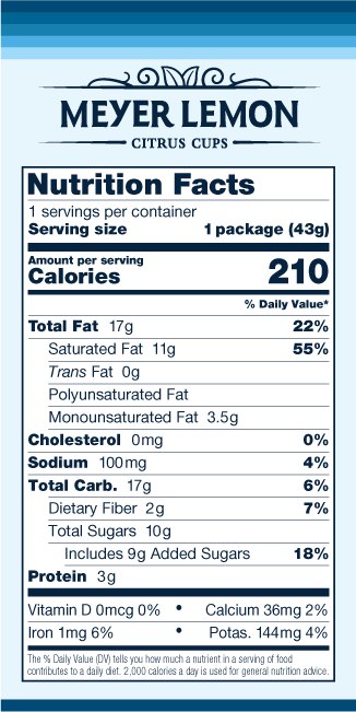 Hail Merry, Meyer Lemon Cups (2 count), 1.5 Oz, Pack of 13