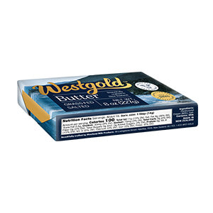 Westgold Salted Grass-fed Butter 8oz, carton of 20