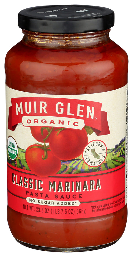 Muir Glen Classic Marinara Pasta Sauce, 23.5oz (pack of 12)