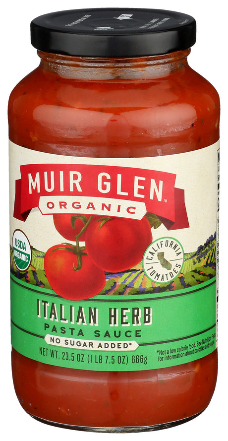 Muir Glen Italian Herb Pasta Sauce, 23.5oz (pack of 12)