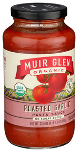Muir Glen Roasted Garlic Pasta Sauce, 23.5oz (pack of 12)