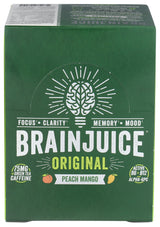 BrainJuice Original Peach Mango 2.5 oz. Ready to Drink Supplement | 12-pack