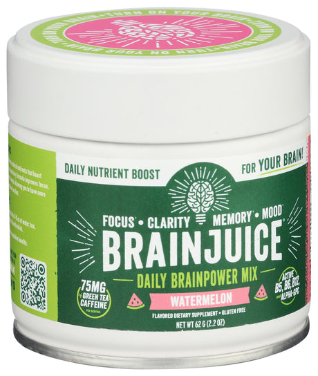 BrainJuice Watermelon Daily BrainPower Mix - 15 Servings