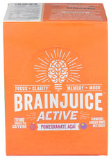 BrainJuice Active Pomegranate Acai 2.5 oz. Ready to Drink Supplement | 12-pack