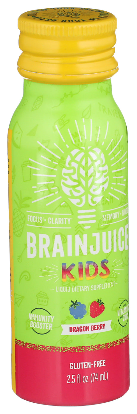 BrainJuice Kids Immunity Dragon Berry 2.5 oz. Ready to Drink | 12-pack