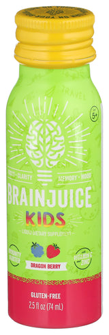 BrainJuice Kids Immunity Dragon Berry 2.5 oz. Ready to Drink | 12-pack