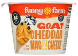 Funny Farm  Goat Cheddar Macaroni & Cheese 2.05 oz, 8 Pack