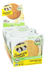 Lenny & Larry's, The Complete Cookie, Lemon Poppy Seed, 4 oz, Pack of 12