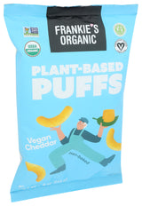 Frankie's Organic Vegan Cheddar Puffs, 4 oz, 12 Pack