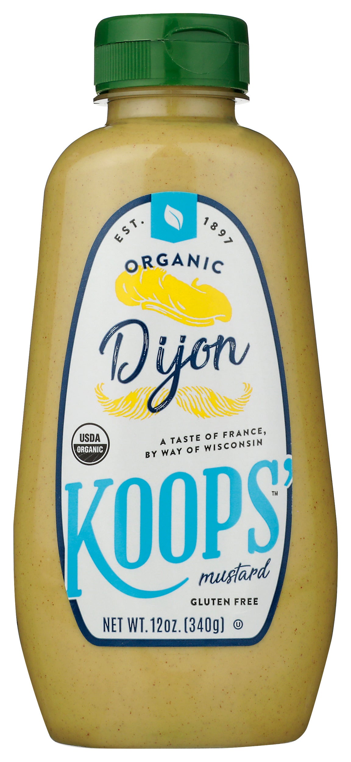 Koops' Organic Dijon Mustard, 12 Oz, 12 Pack