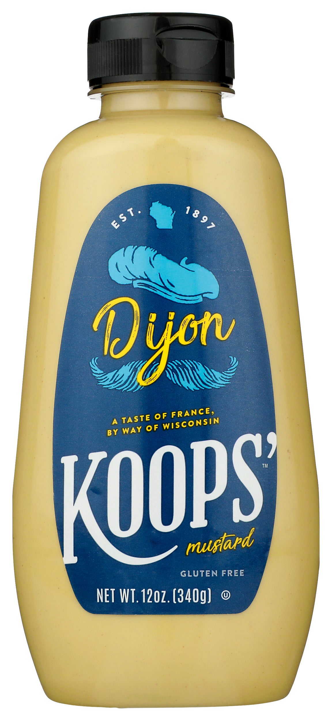 Koops' Dijon Mustard, 12 Oz, 12 Pack