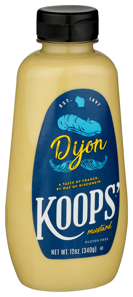 Koops' Dijon Mustard, 12 Oz, 12 Pack