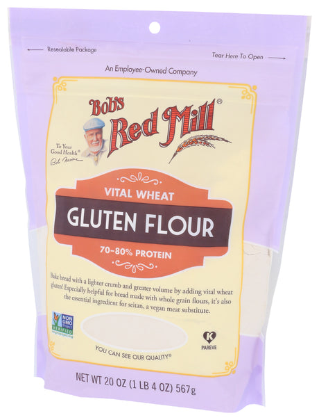 Bob's Red Mill Vital Wheat Gluten Flour, 20 oz (Pack of 4)