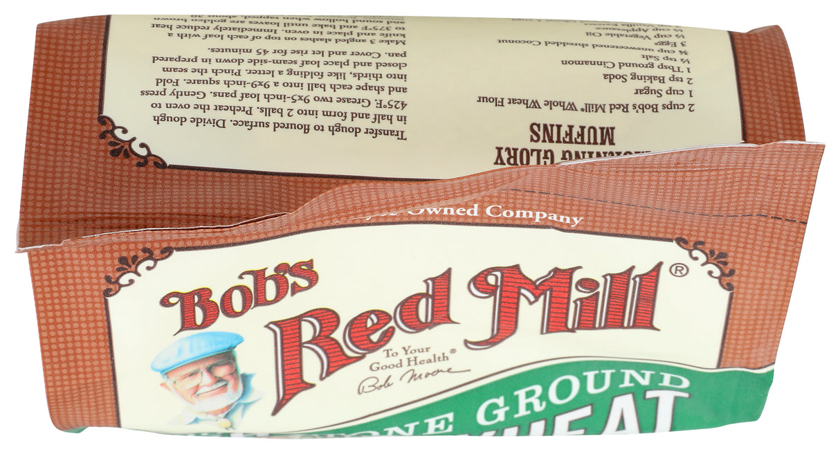 Bob's Red Mill Flour Whole Wheat Organic, 5-pounds (Pack of4) 320 Ounce