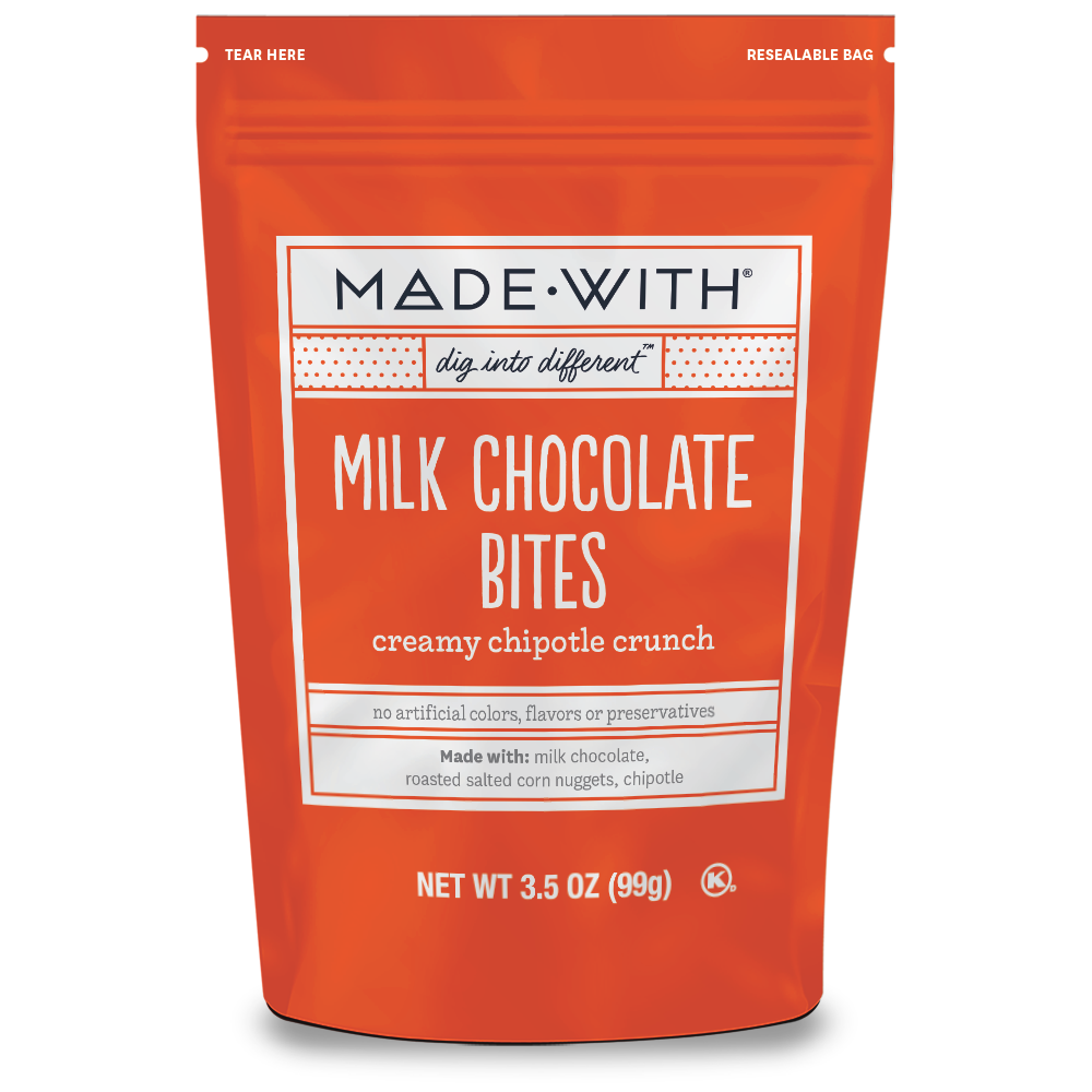 MADE•WITH Crunchy Chipotle Chocolate Bites, 3.5 Oz, Pack of 12