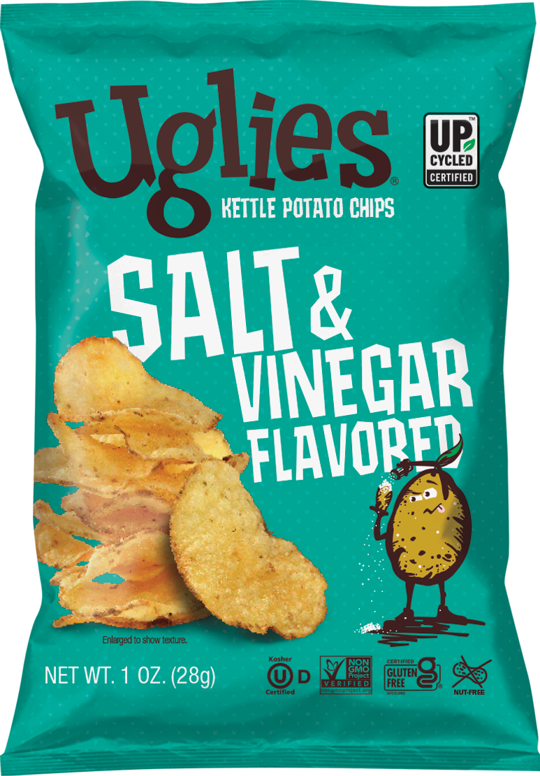 Uglies Salt & Vinegar Chip, 1 Oz, Pack of 32