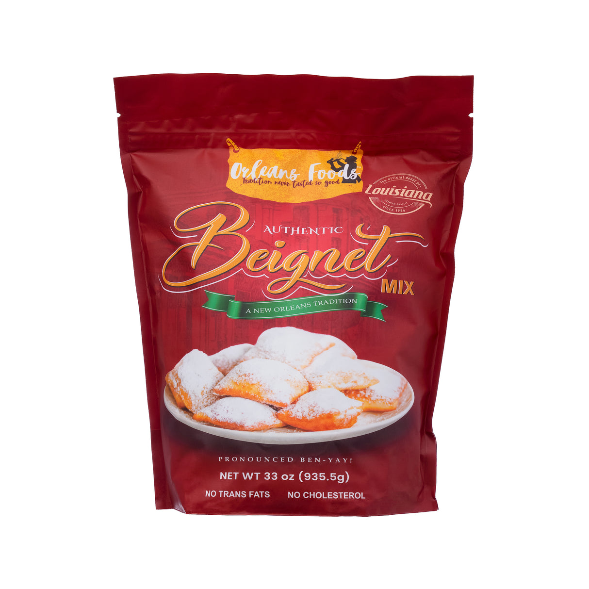 Orleans Foods Authentic Beignet Mix, 33 oz, Pack of 12