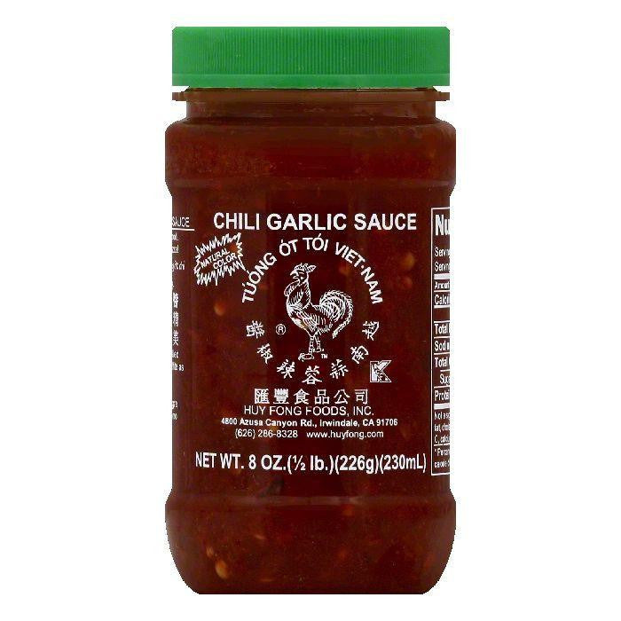 Huy Fong Chili Garlic Sauce, 8 OZ (Pack of 12)