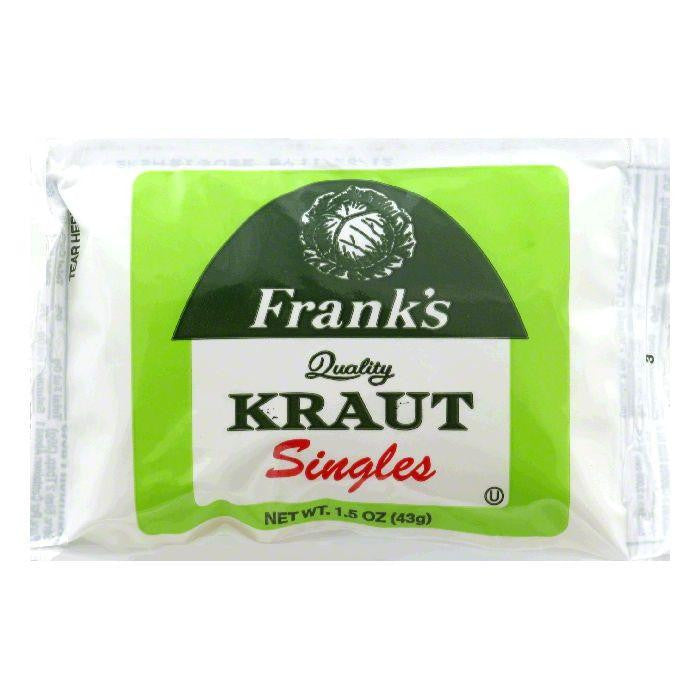 Frank?ÇÖs Sauerkraut Singles, 1.5 Oz (Pack Of 18)