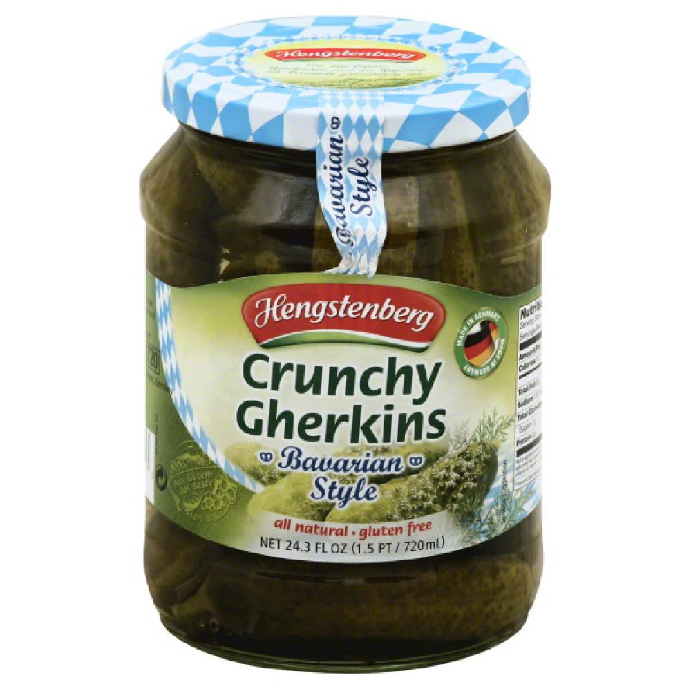 Hengstenberg Bavarian Style Crunchy Gherkins, 24.3 Oz (Pack of 12)