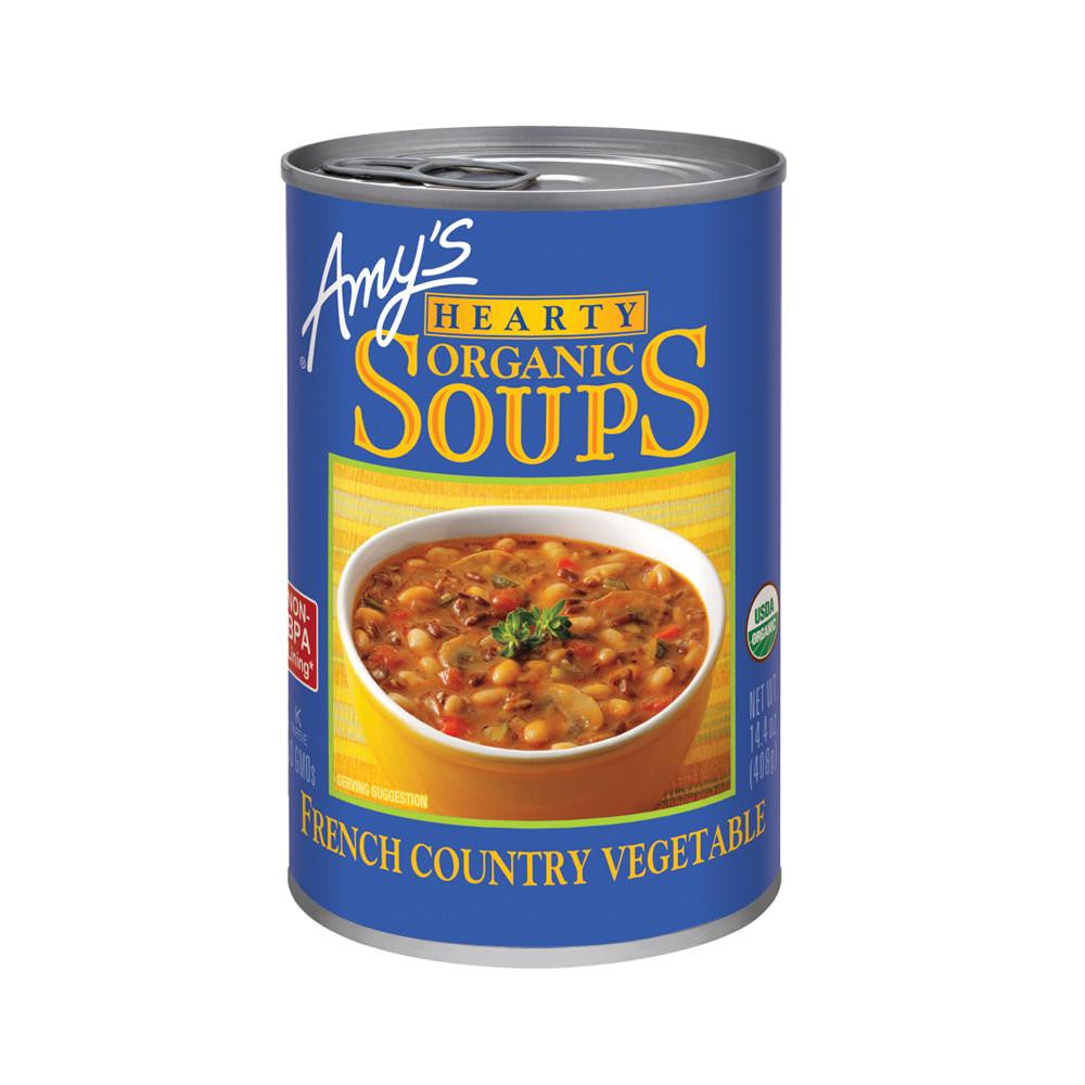 Amy's Hearty French Country Vegetable Soup, Organic - 12 x 14.4 oz