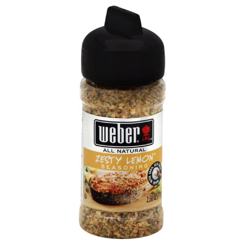 Weber Seasoning Zesty Lemon, 2.5 Oz (Pack of 6)