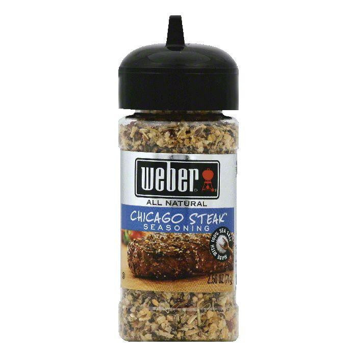 Weber Chicago Steak Seasoning, 2.5 OZ (Pack of 6)