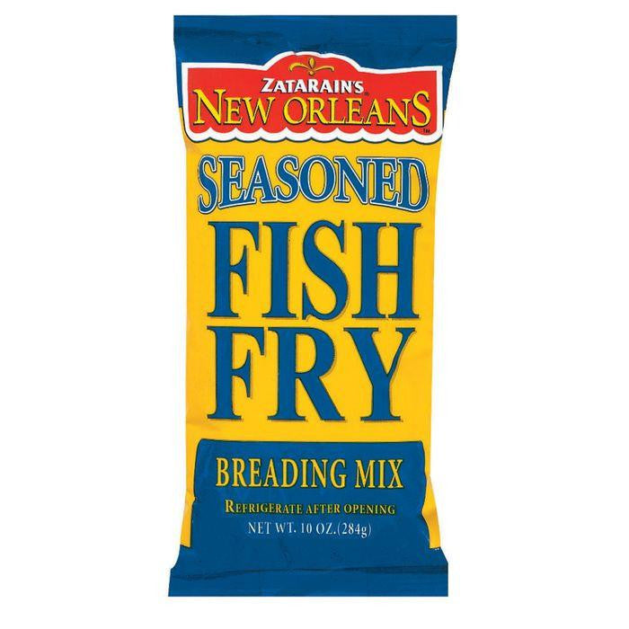 Zatarain's Seasoned Fish Fry Breading Mix 10 Oz Bag (Pack of 12)