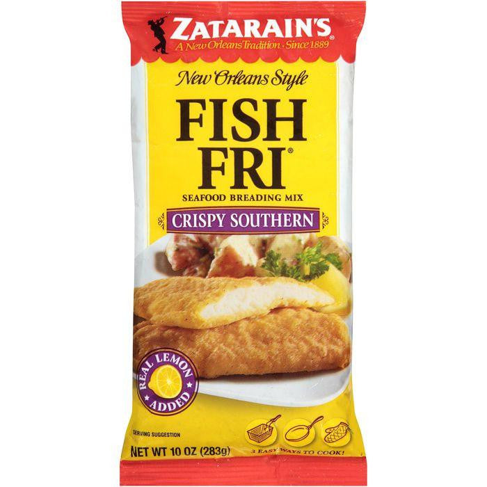 Zatarain's Fish-Fri Crispy Southern Seafood Breading Mix 10 Oz Bag (Pack of 12)