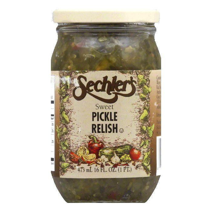 Sechler's Sweet Pickle Relish, 16 OZ (Pack of 6)