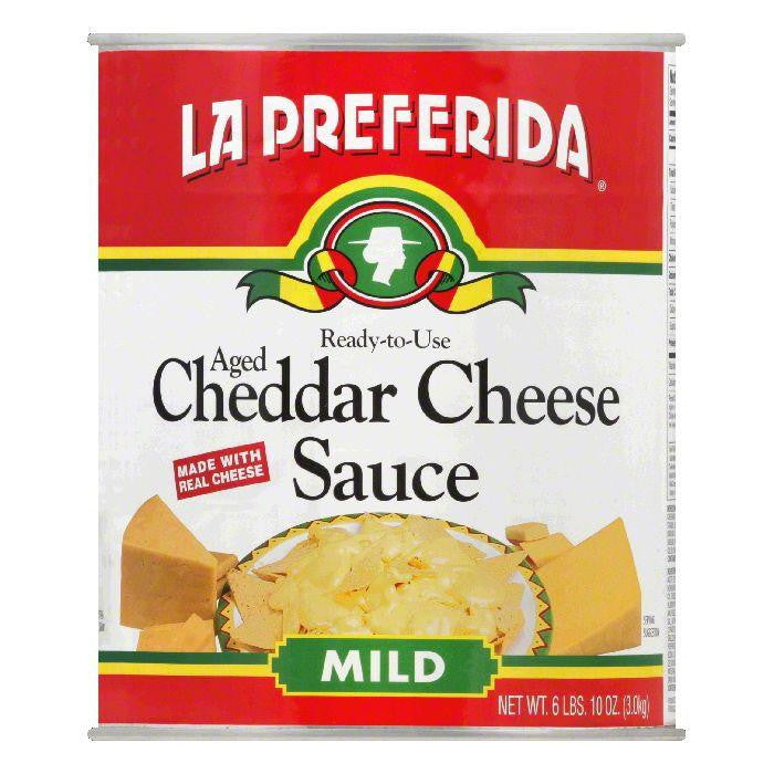 La Preferida Mild Aged Cheddar Cheese Sauce, 106 Oz (Pack of 6)