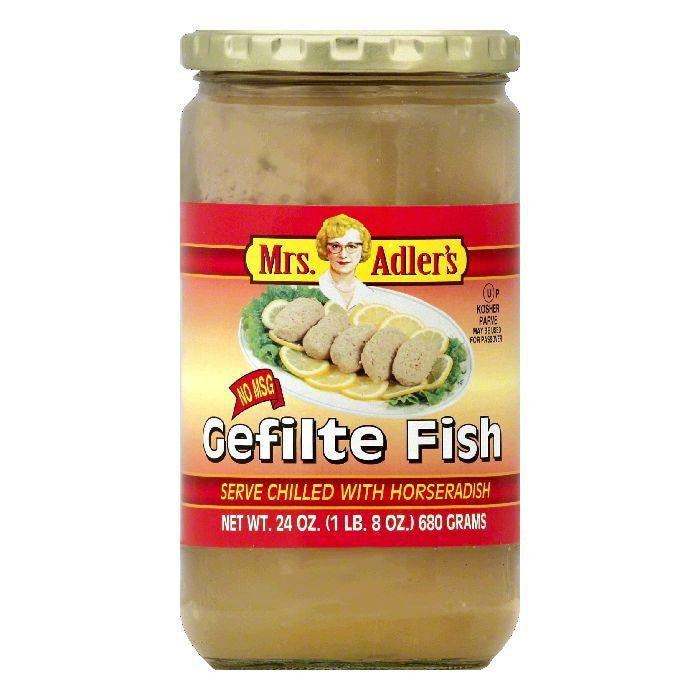 Mrs Adlers Gefilte Fish, 24 OZ (Pack of 12)