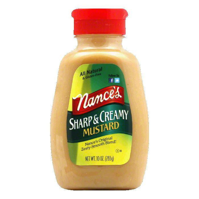 Nance's Mustard Sharp & Creamy, 10 OZ (Pack of 6)