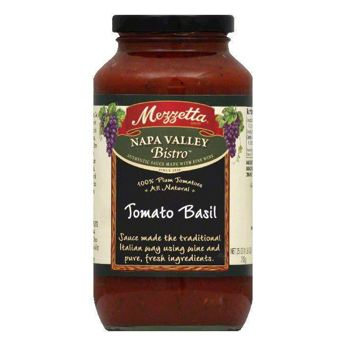 Mezzetta Pasta Sauce Tom Basil, 25 OZ (Pack of 6)