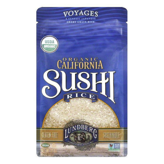 Lundberg Gluten Free Rice Organic Sushi Short Grain, 32 OZ (Pack of 6)